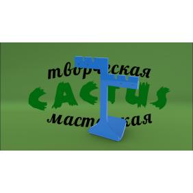 Из цветного акрила под серьги