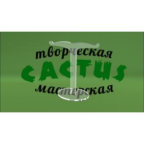 Прозрачная подставка из оргстекла для украшений