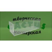 Коробка из акрила прозрачная склеенная