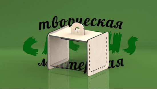 Коробка из фанеры для кондитерских изделий 
