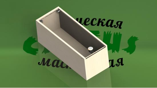 Коробка из фанеры на одно отделение