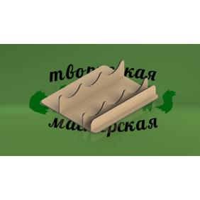 Стойка для бутылок из дерева